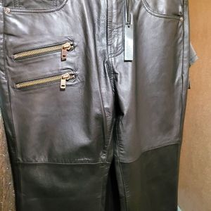 Lambskin Leather Pants